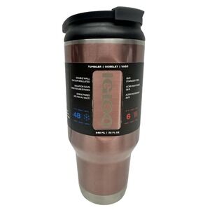 NEW IGLOO‎ FLIP N SLIP TUMBLR 32 OZ  FLAMINGO STAINLESS STEEL PINK